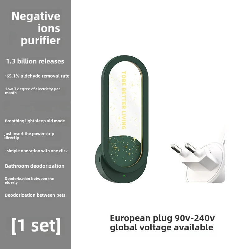 เครื่องฟอกอากาศไอออนลบขนาดเล็ก เครื่องกําจัดกลิ่นห้องน้ําและห้องน้ํา แสงบรรยากาศดวงดาว