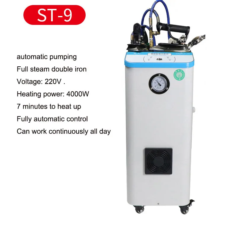 Automatyczne żelazko parowe bojler na wodę pełne żelazko parowe komercyjne przemysłowe mały kocioł ciśnieniowy żelazna kurtyna pralka przemysłowa
