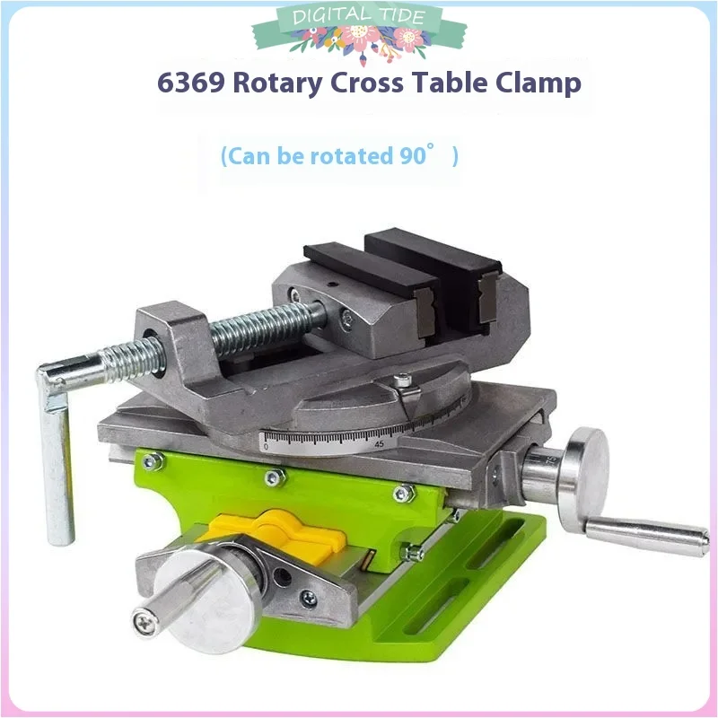 BG-6368 3-inch Cross-Sliding Vise with Compound Slide for Mill and Drill Press,Cross Slide Drill Press Vise