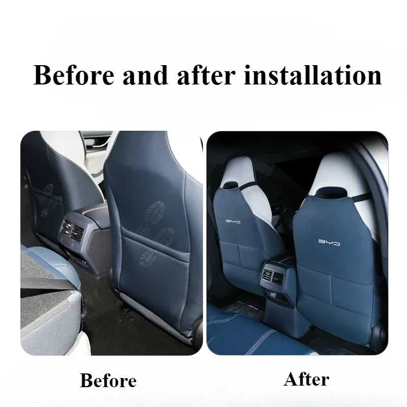 For BYD KING DMI BYD Chazor Anti-kick Pad Rear Armrest Box Supplies Car Interior Car Decoration Modification Parts Accessories