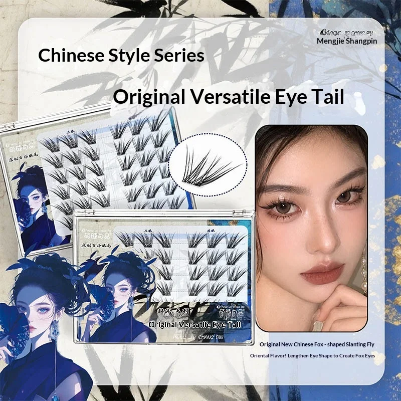 Pre-glued 6D Manga Lashes Self-Adhesive False Eyelashes Multi-Layer Fluffy Thick Volume Comic Style Reusable Makeup Tool