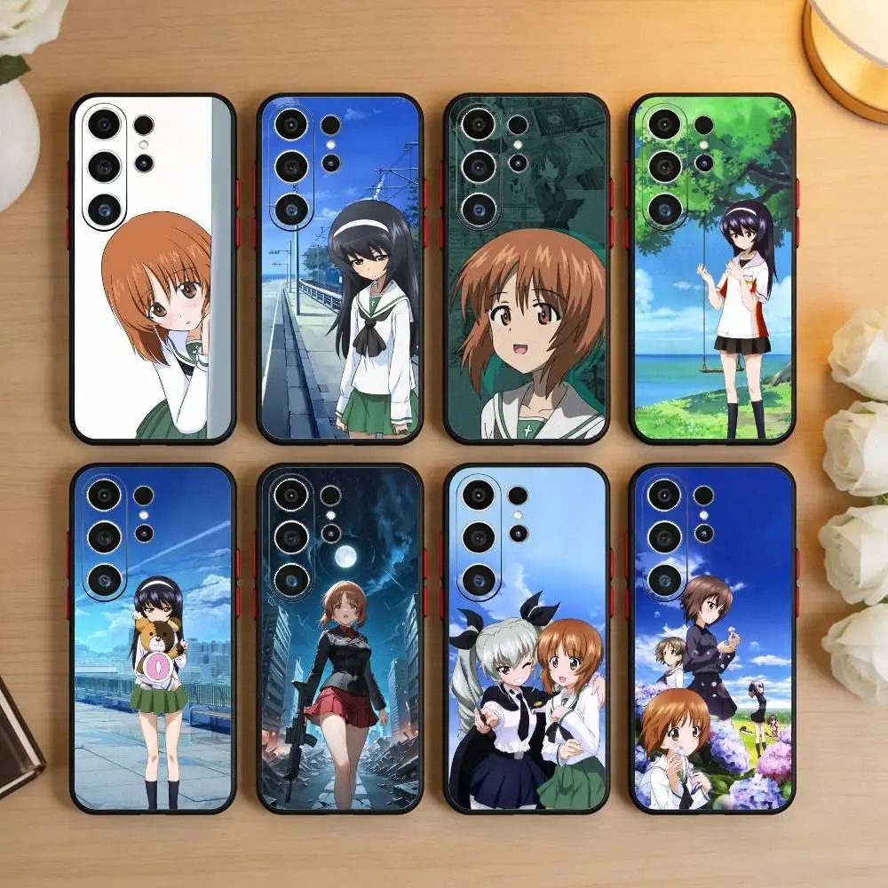 G-GIRLS F-Und P-PANZER Phone Case For Samsung S26,S25,S24,S23,S22,S21,S20,Ultra,Plus,FE Black Soft Cover