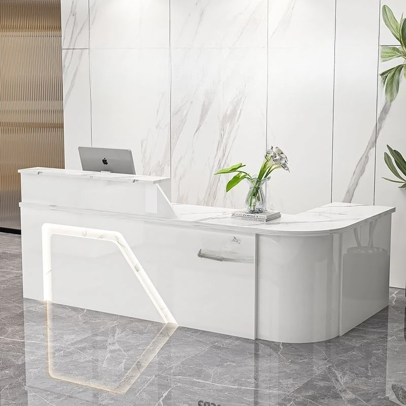 Reception Bancone reception Bar, bancone servizio cassiere, arco