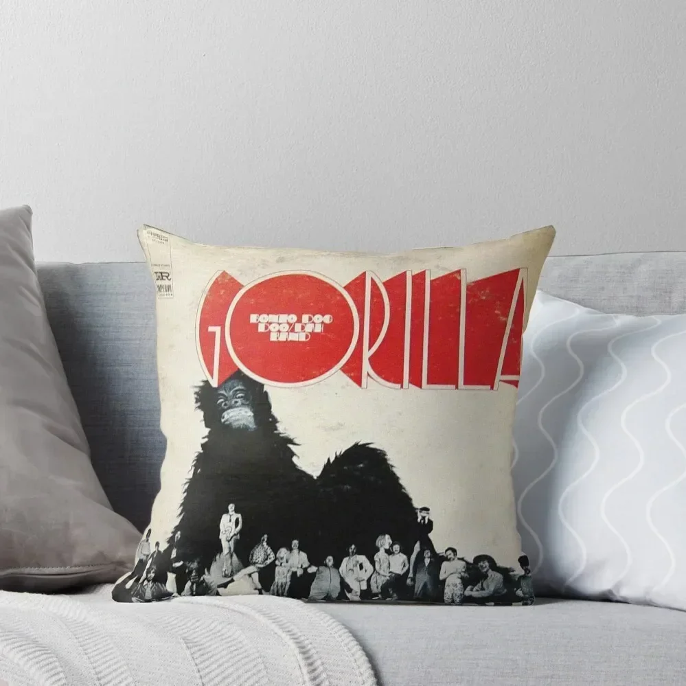 

Bonzo Dog Doo Dah Band Gorilla Throw Pillow Christmas s Covers christmas ornaments 2025 Couch Pillows covers for pillows pillow