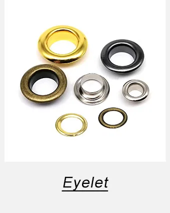 50 Sets 2,5 mm bis 12 mm hochwertige Öse mit Unterlegscheibe, Ösenring, Luftlochniete für Ledertasche, Schuhe, Gürtelkappe, Kleidung, 4 Farben – Detail 2