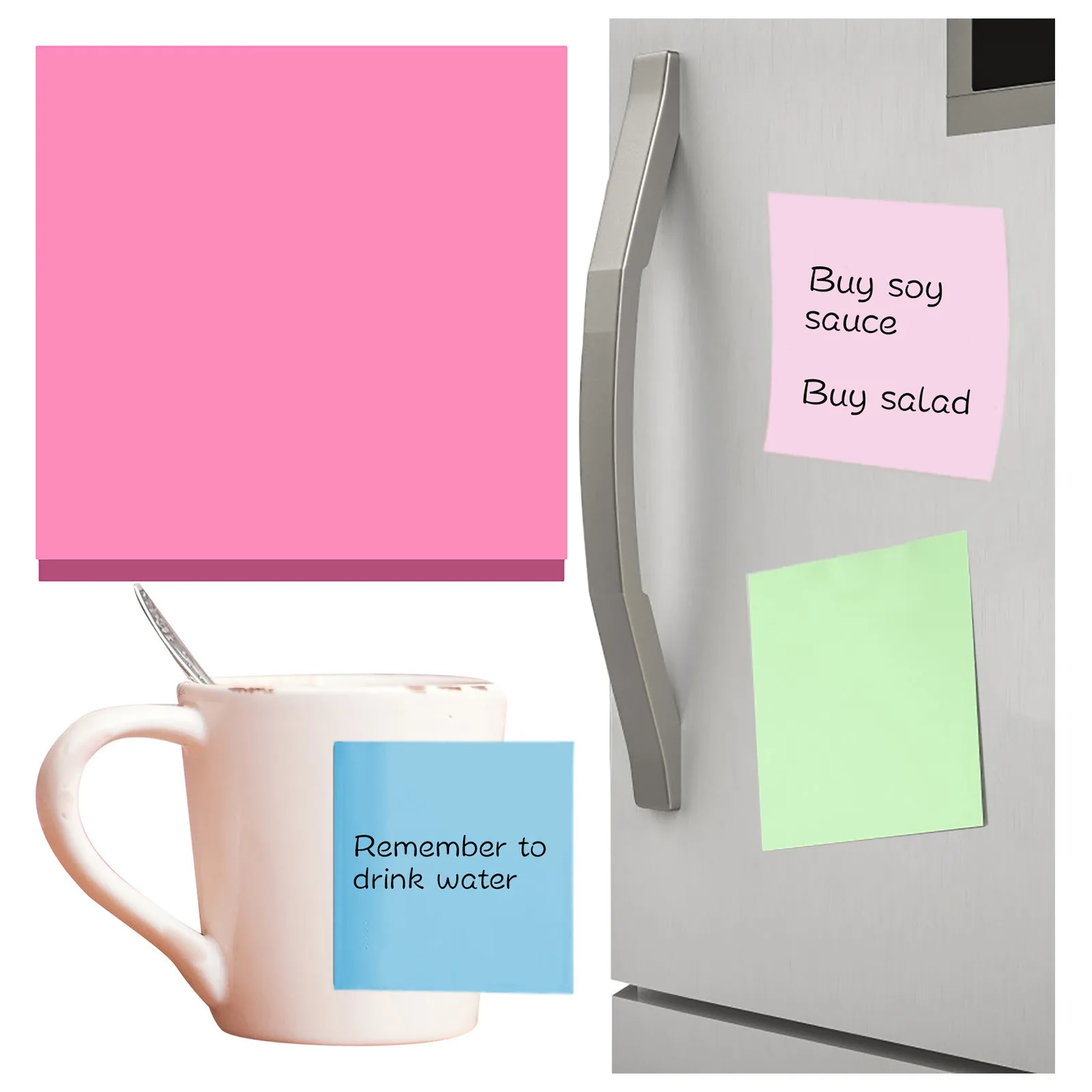 High-quality Tearable Sticky Notes 3x3 Feet 100 Sheets Colorful And Non-fading Sticky Notes for Marking in Home Office School