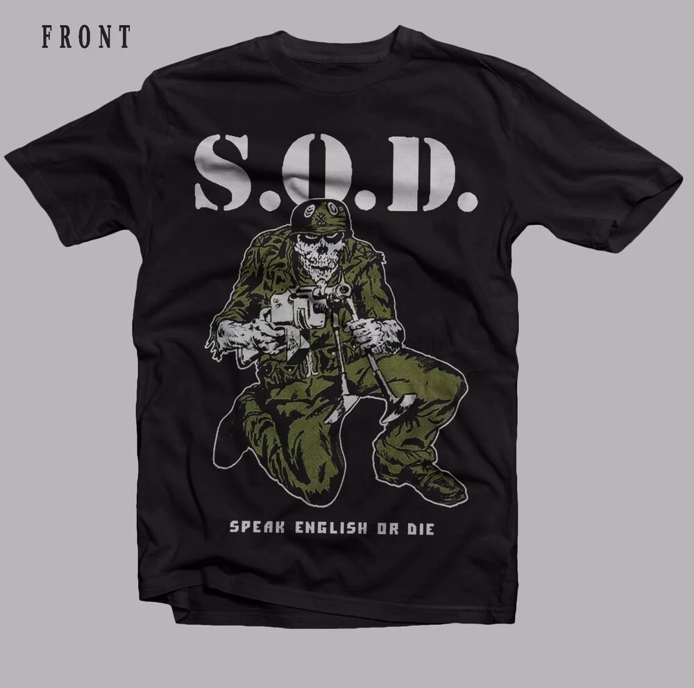 STORMTROOPERS OF DEATH-S.O.D.-crossover thrash bandT-shirt-SIZES S to 7XL