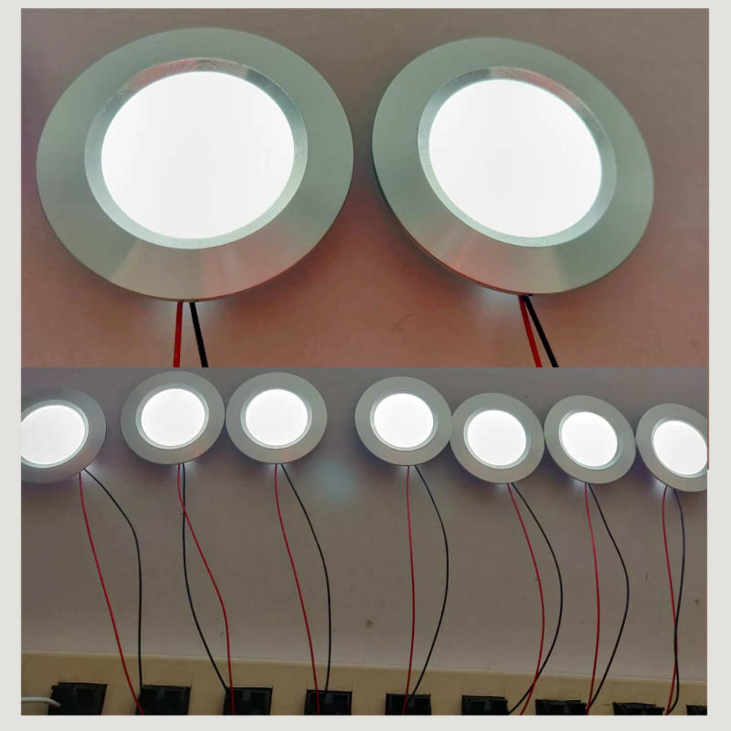 Refletor led regulável, 3w, 5w, 12v, 24v, ultrafino, 14mm, 2 polegadas, lâmpada de teto embutida, d55mm, casa, hotel, sala de estar, lâmpada downlight