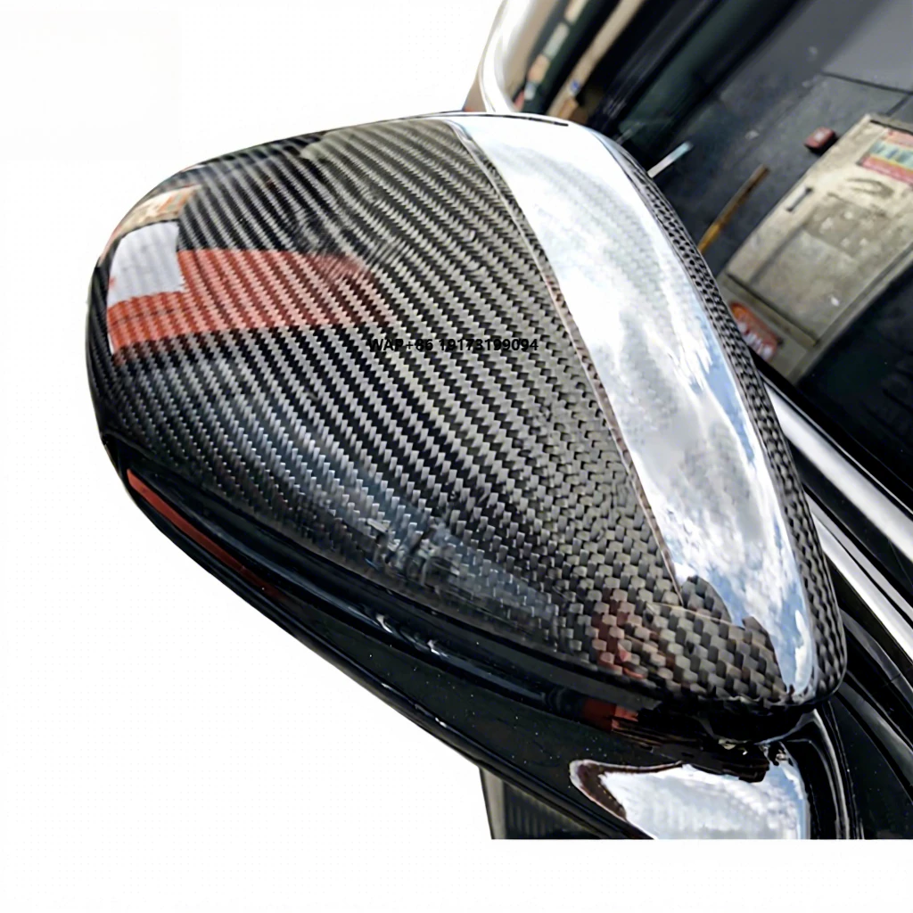 

Real Dry Carbon Fiber Car Rear Side Mirror Cover Replace for Taycan 911 992 Carrera Turbo S 2019-2024