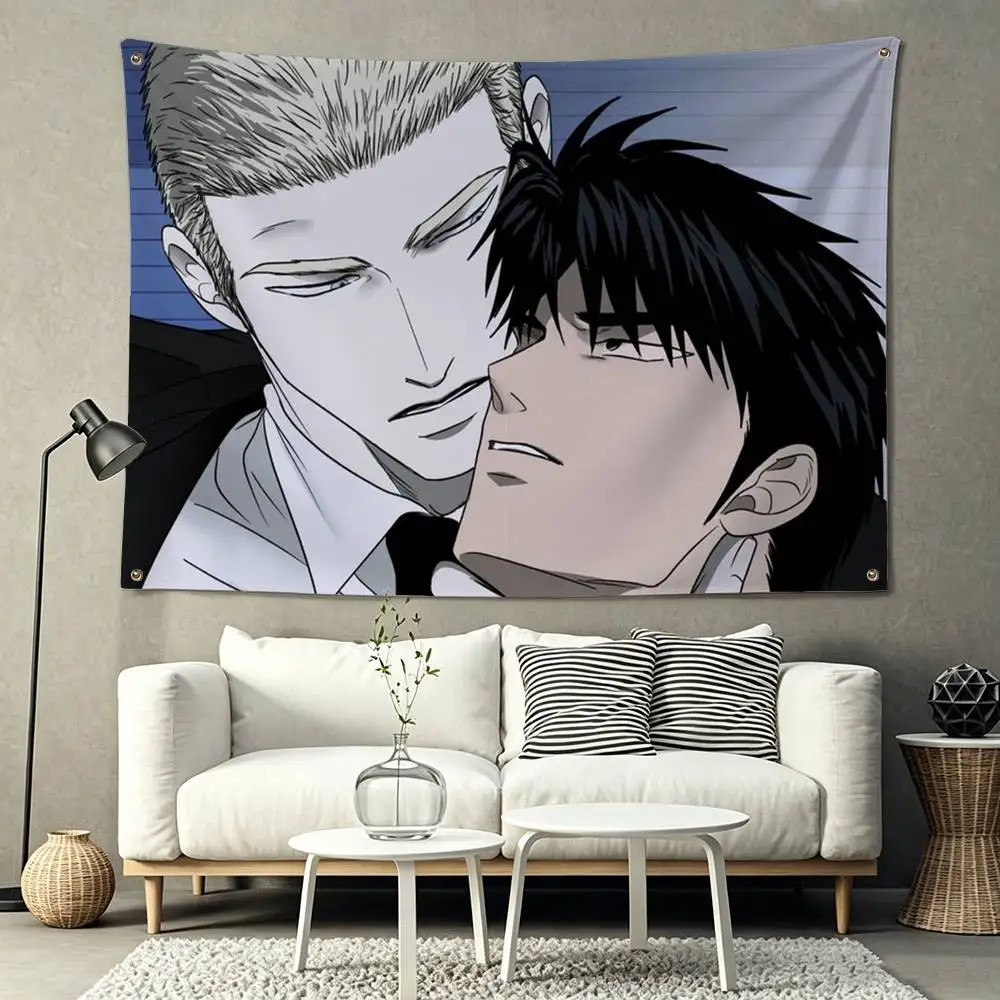 BL Shutline Jake Shin Flags for Bedrooms Home Decor Items Outdoor Decors Garage Decoration Flaga 3