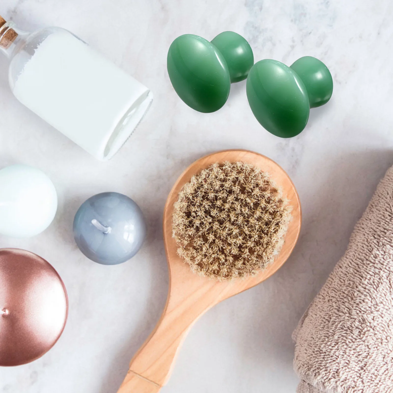 2 pçs massageadores faciais jade natural gua sha placa para cuidados com a pele absorção corpo alívio da tensão acessórios de massagem