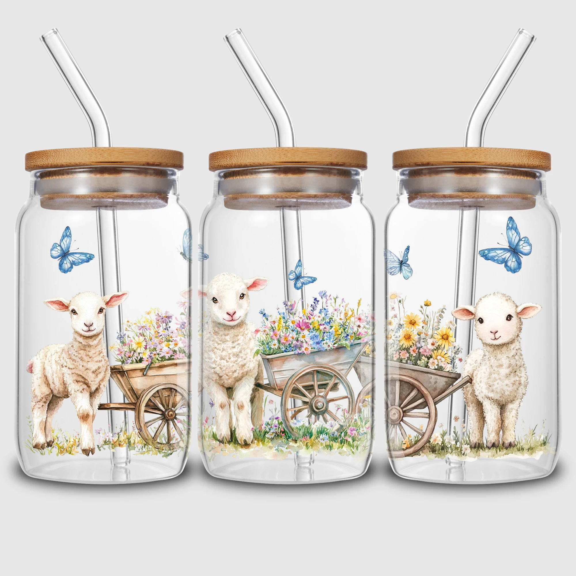 5 Sheep DTF Cup Stickers, Glas - Rdta Tank Glass review and price