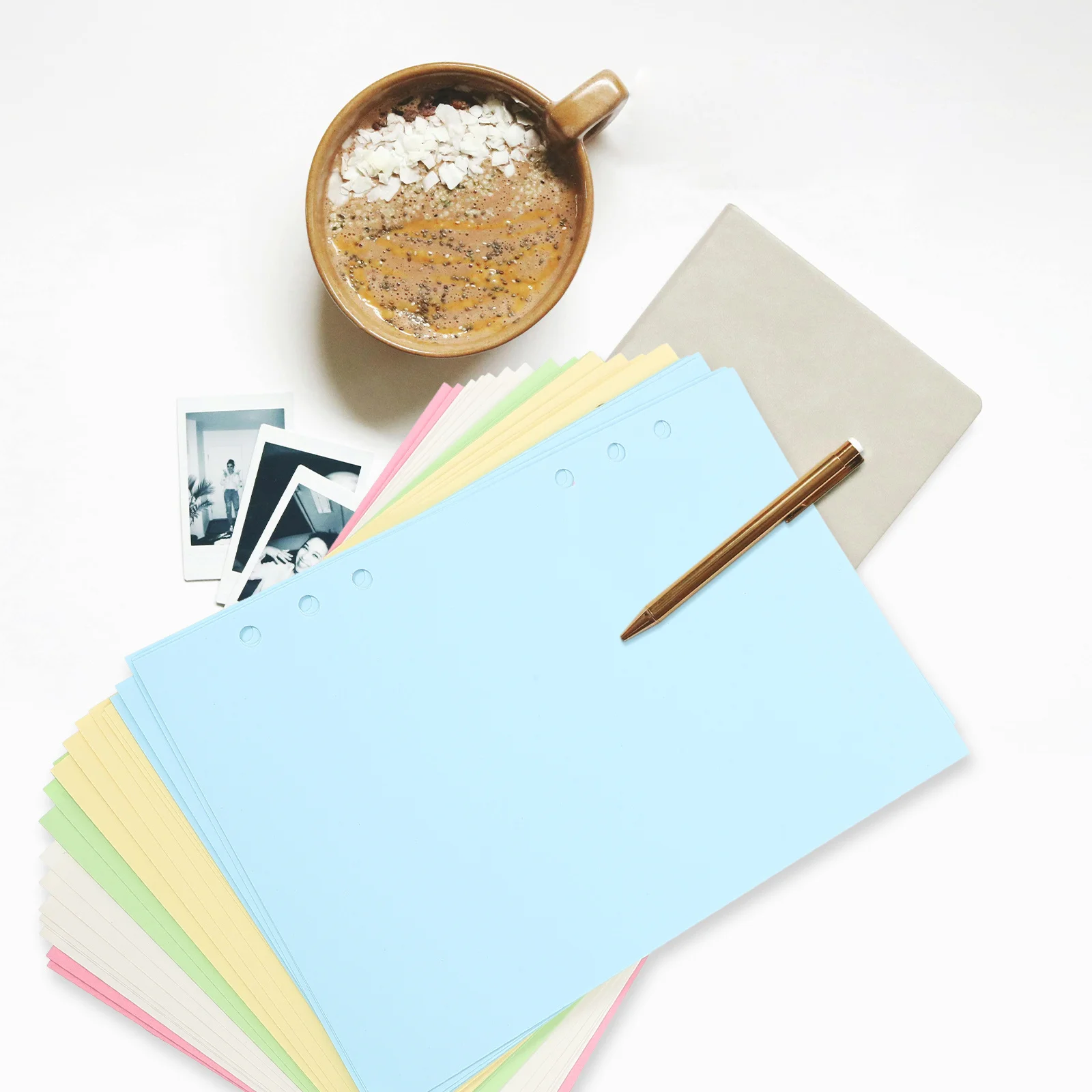 

50 Sheets Notebook Refill Paper Loose Leaf Binder Refills Replacement Paper Planner Inserts for Note Taking Journaling Writing