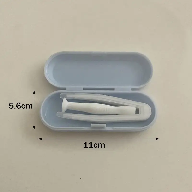 1 Stück, farbiges Etui für Kontaktlinsen, tragbares Set mit Pflegeutensilien, inklusive Pinzette und Saugstift, für Damen und Herren. – Detail 8