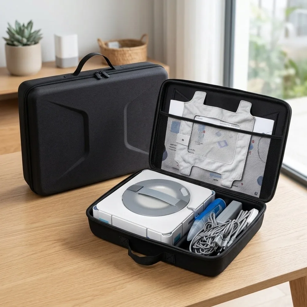 Portable Protective Carrying Case For Ecovacs W1SW2Splus Scratch-resistant Hard Shell Storage Bag For Window-Cleaning Robot