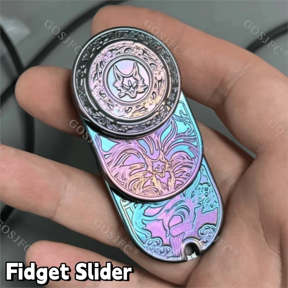 

Fox Rotates Left And Right 360° Mechanical Fidget Slider Stress Relief Toy Fidget Toys For Adults