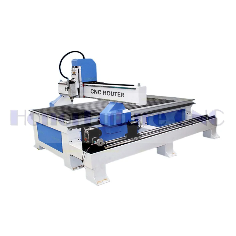 Fresadora CNC com Rotary, 4 Eixos, Roteador CNC 1325, Venda quente