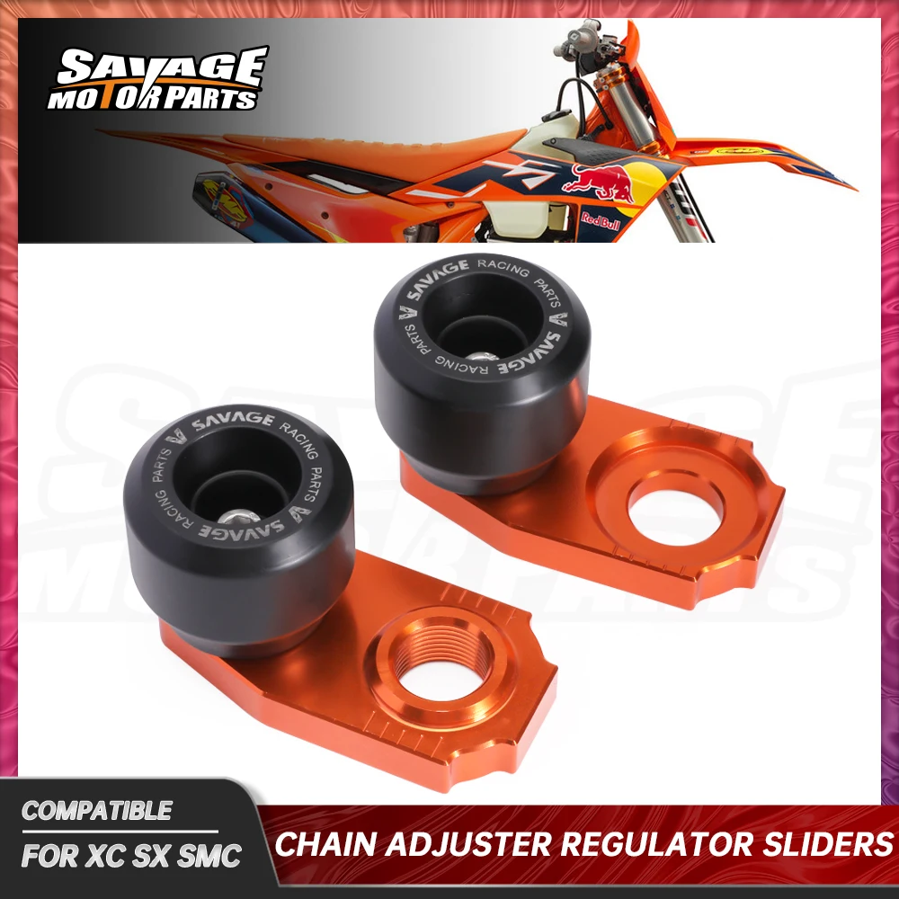 

For EXC SX SMR Chain Adjuster Regulator Sliders 525 500 EXC-F XC-W 150 250 300 350 450 500 Sixdays Racing SXS SMC Supermoto 1999