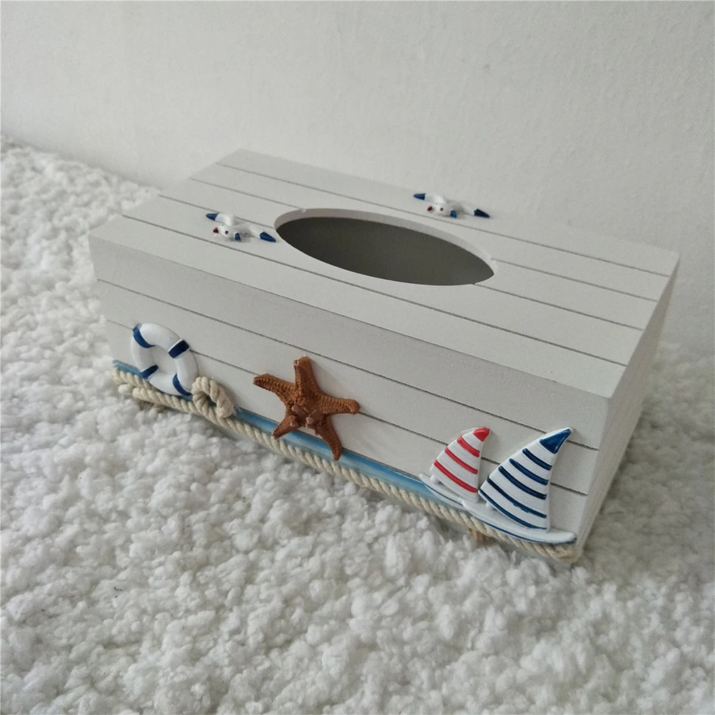 

1pc Wooden Tissue Box Storage Organizer Holder for Home Office Hotel Desktop Bedroom Living Room Automotive Use