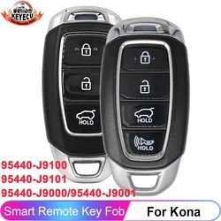 KEYECU For Hyundai Kona 2018 2019 2020 2021 2022 95440-J9100 95440-J9101 95440-J9000 95440-J9001 Smart Remote Key Fob 433.92MHz