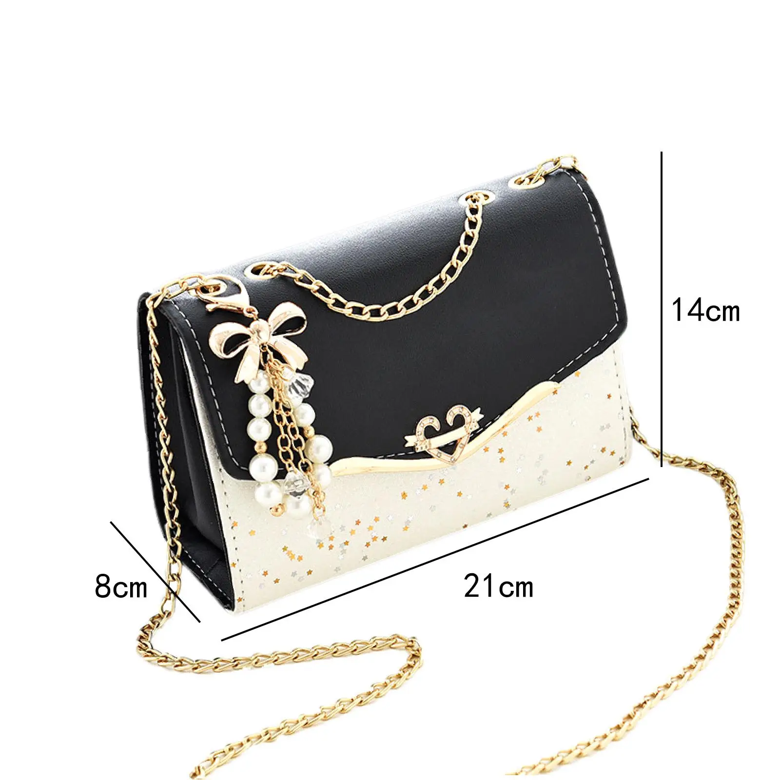 Women Crossbody Bag Casual Evening Clutch Trendy Shoulder Purse for Commuting