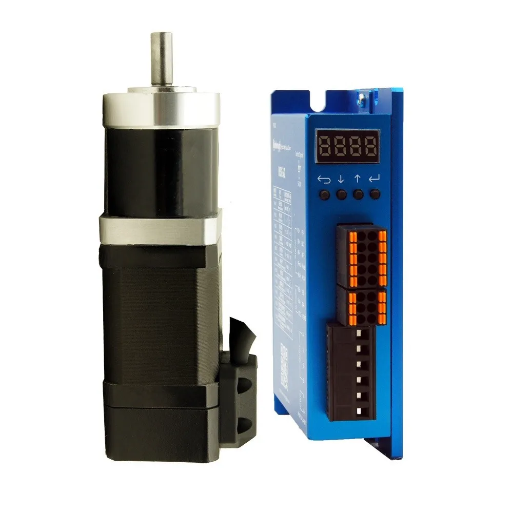 

42mm NEMA17 0.8Nm Planetary Geared Closed Loop Stepper Motor 2.5A and Driver HSE42 2Phase Step Motor With Encoder