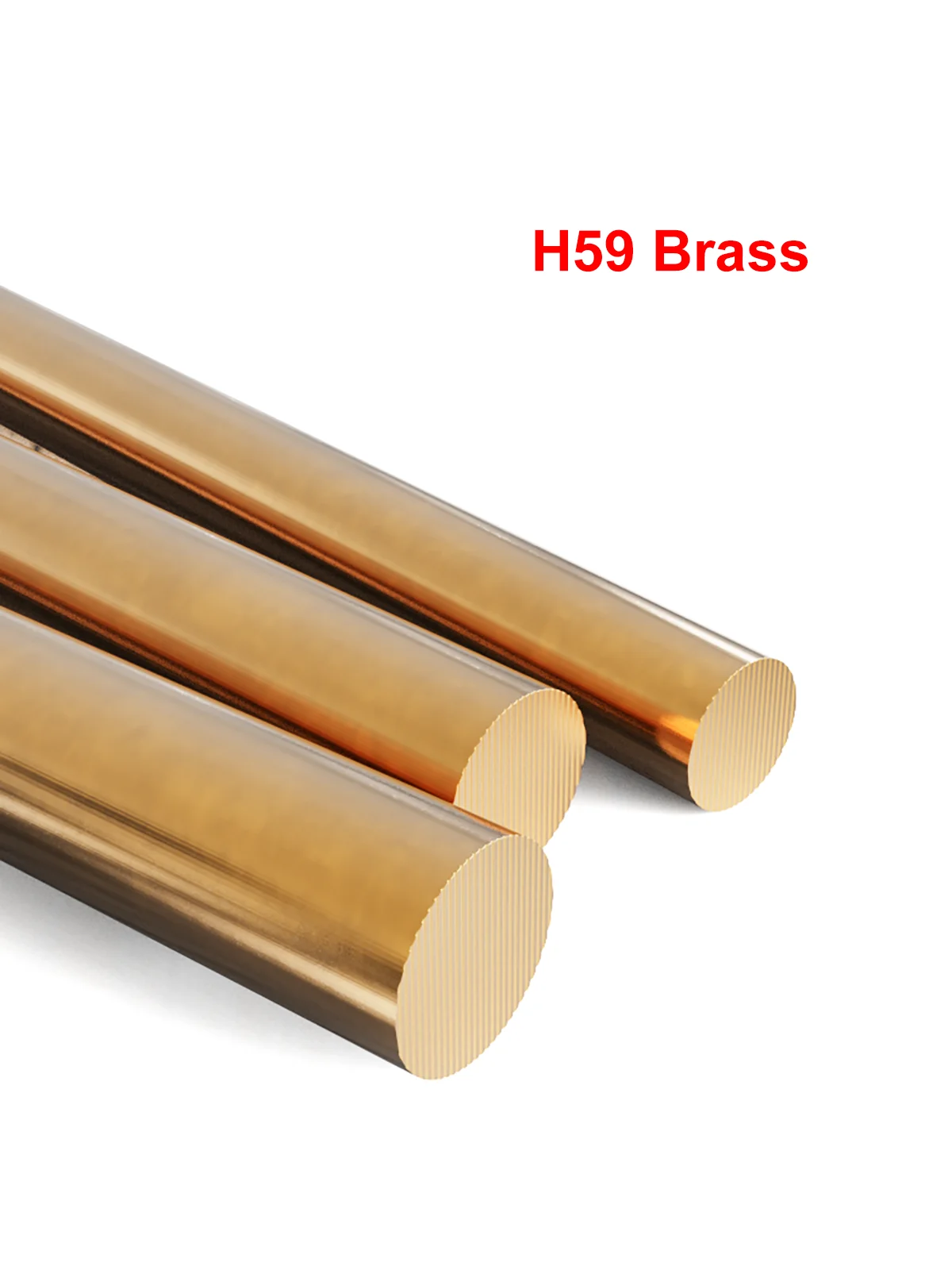 

H59 Brass Round Bar Metal Rods Milling Metalworking Dia8-22mm Length 300/500 mm For DIY Modelmaking Brass Rod