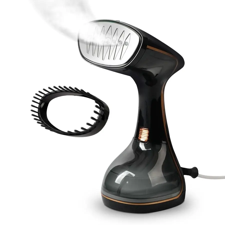 

Ручной отпариватель для одежды 1500 Вт TurboSteam, 3 уровня подачи пара, большой объем 320 мл, мощный проникающий пар, быстрый нагрев за 20 секунд