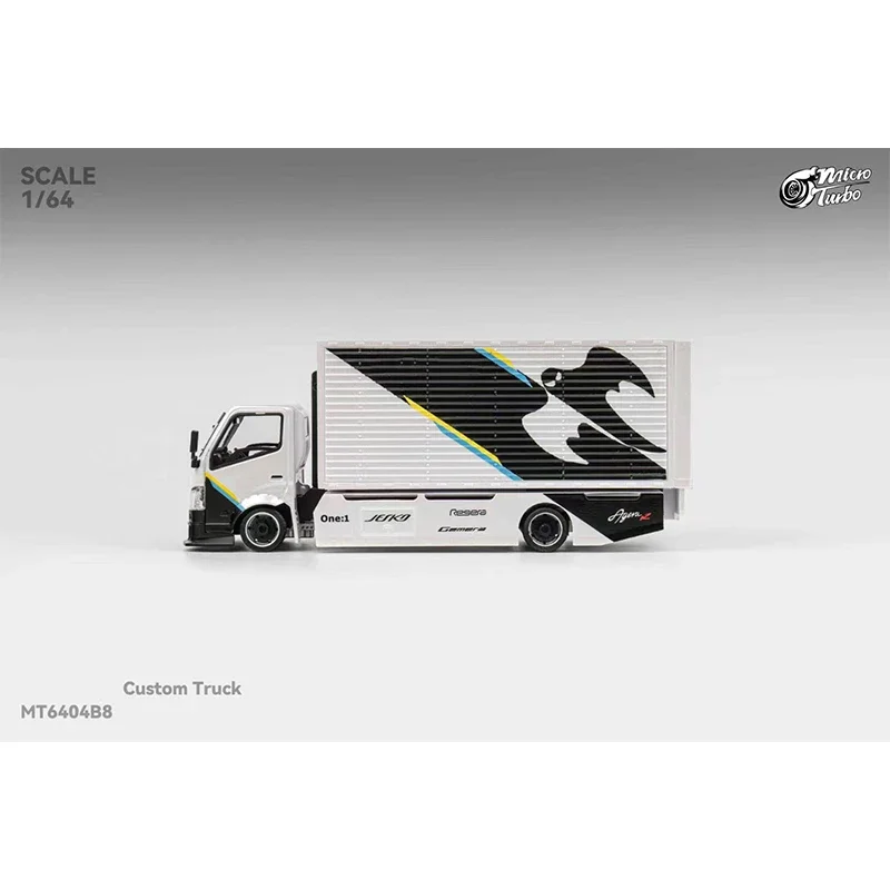 PreSale MT 1:64 300 Series Custom Tow LBWK White Ghost Diecast Diorama Car Model Toy MicroTurbo