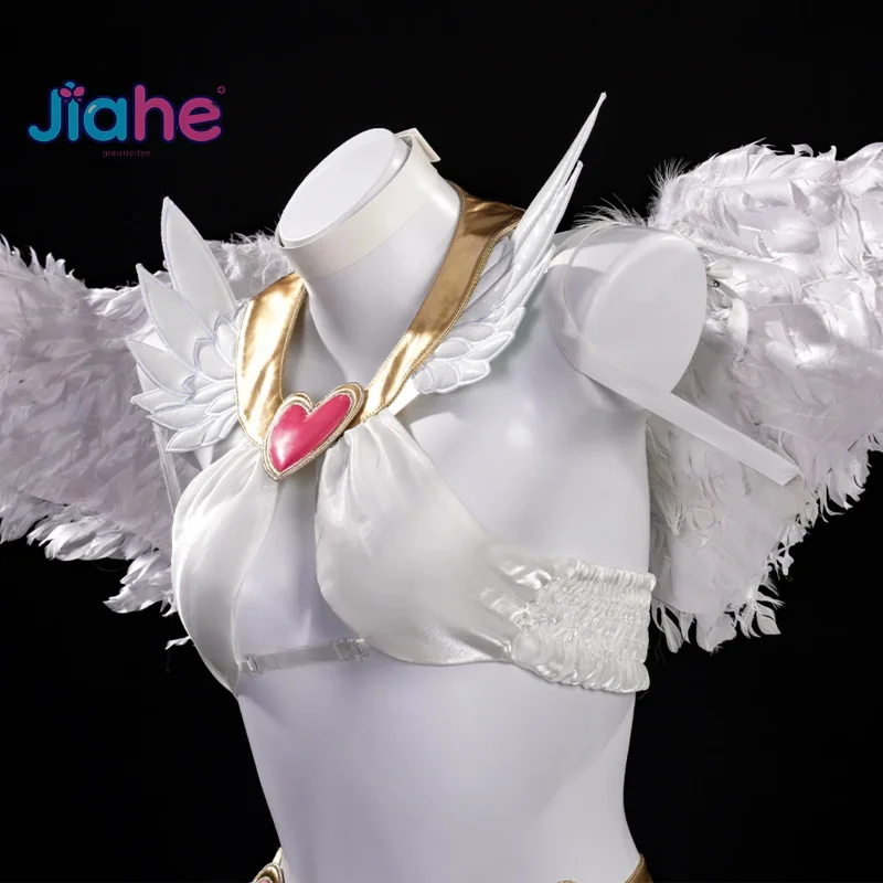 Pantiel Panty Anarchy Anime New Panty Stocking with Garterbelt Cosplay Costume Angel Skirt Wings Halloween for Women Girls Prop view 6