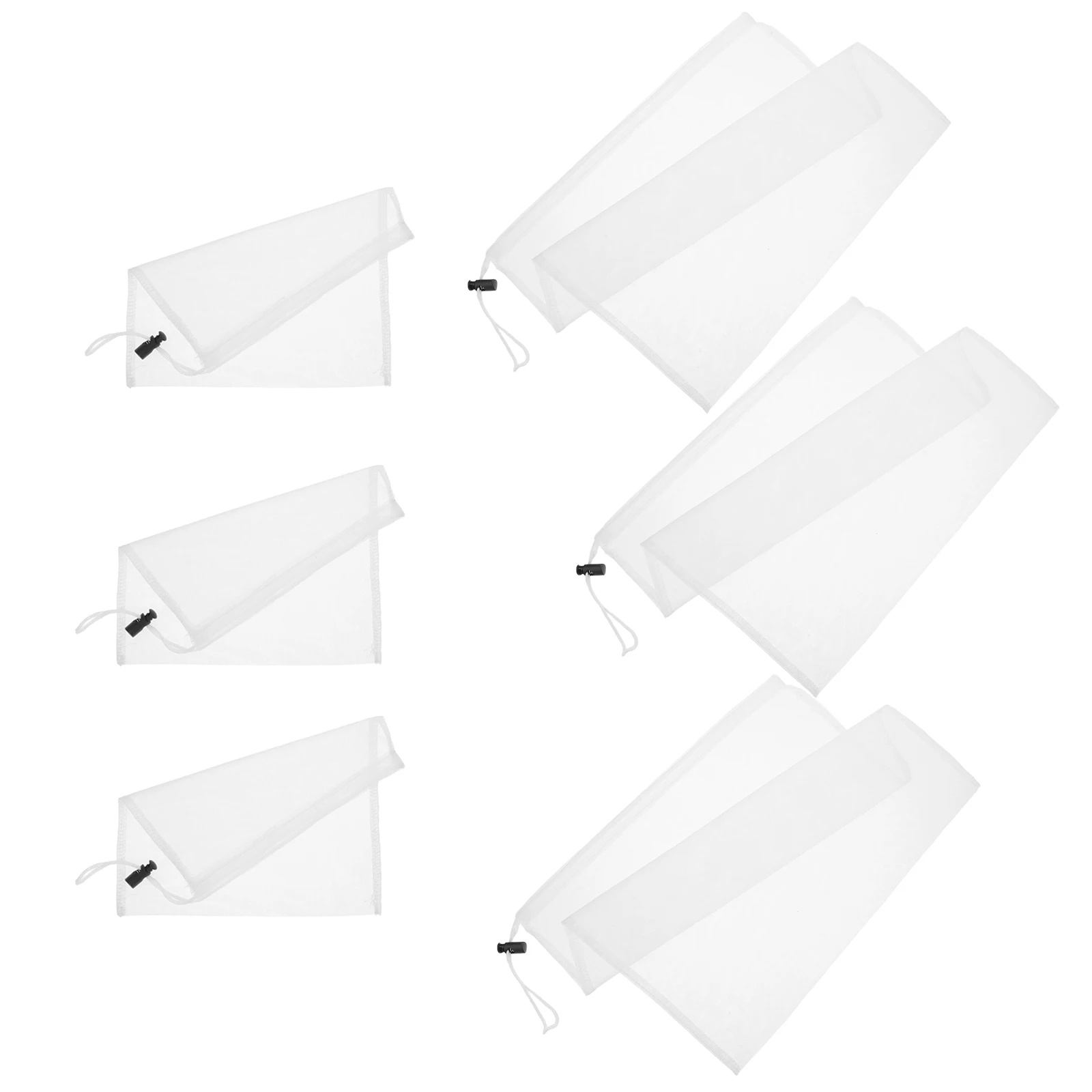 

6 Pcs Brew Tea Bags Empty Mesh Infuser Fine Large Filter Reusable Loose Leaf Non-woven Fabric Simmer Pot