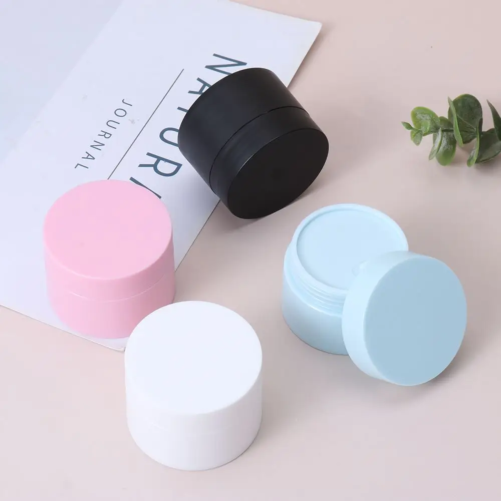 1Pcs Empty Container Travel Box PP Facial Cream Jar Cosmetic Plastic Box Refillable Bottle Makeup Jar 5g /15g/20g/30g/50g New