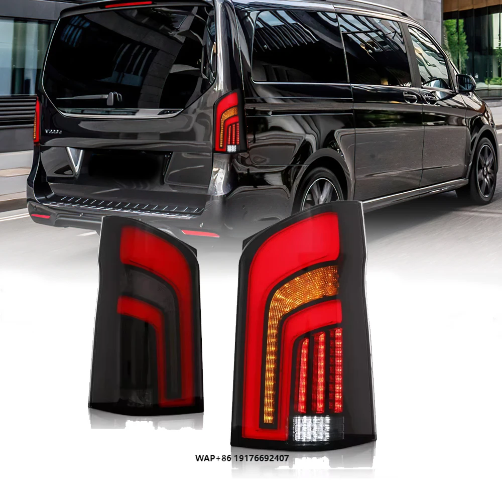 

Archaic Full LED Rear Taillights for V-Class VITO V250 V260 W447 2014-2020 Red Lens IP67 Waterproof Plug & Play