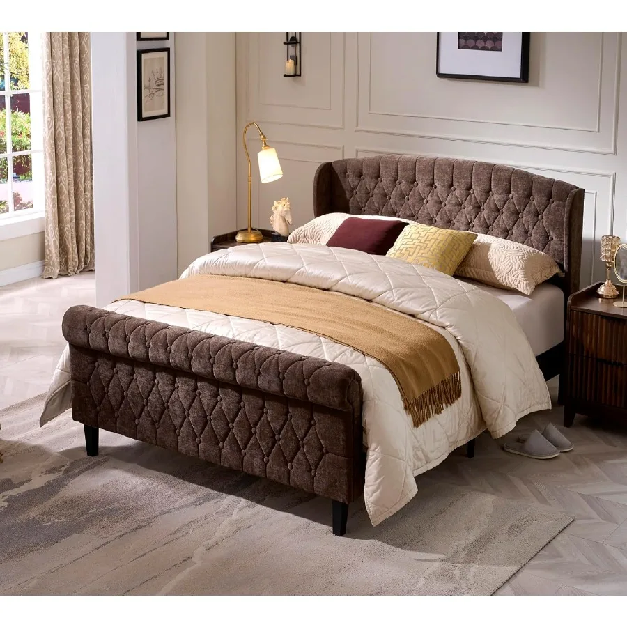 Queen Bed Frame Wit… - image