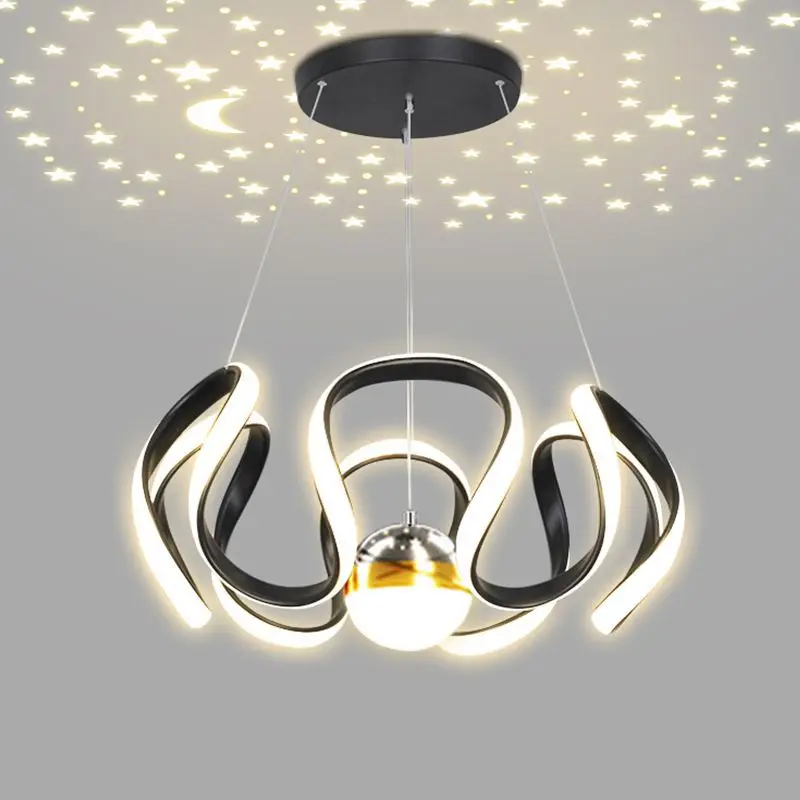 Energy saving LED ceiling chandelier, modern and creative, simple Nordic restaurant, bedroom, living room, bar, shop, commercial