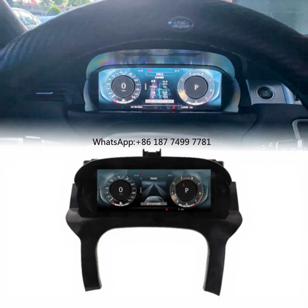 

Virtual Cluster Digital Dashboard Cockpit Car LCD Speedometer for.Range Rover Evoque L538 12-19 Panel Instrument Carplay