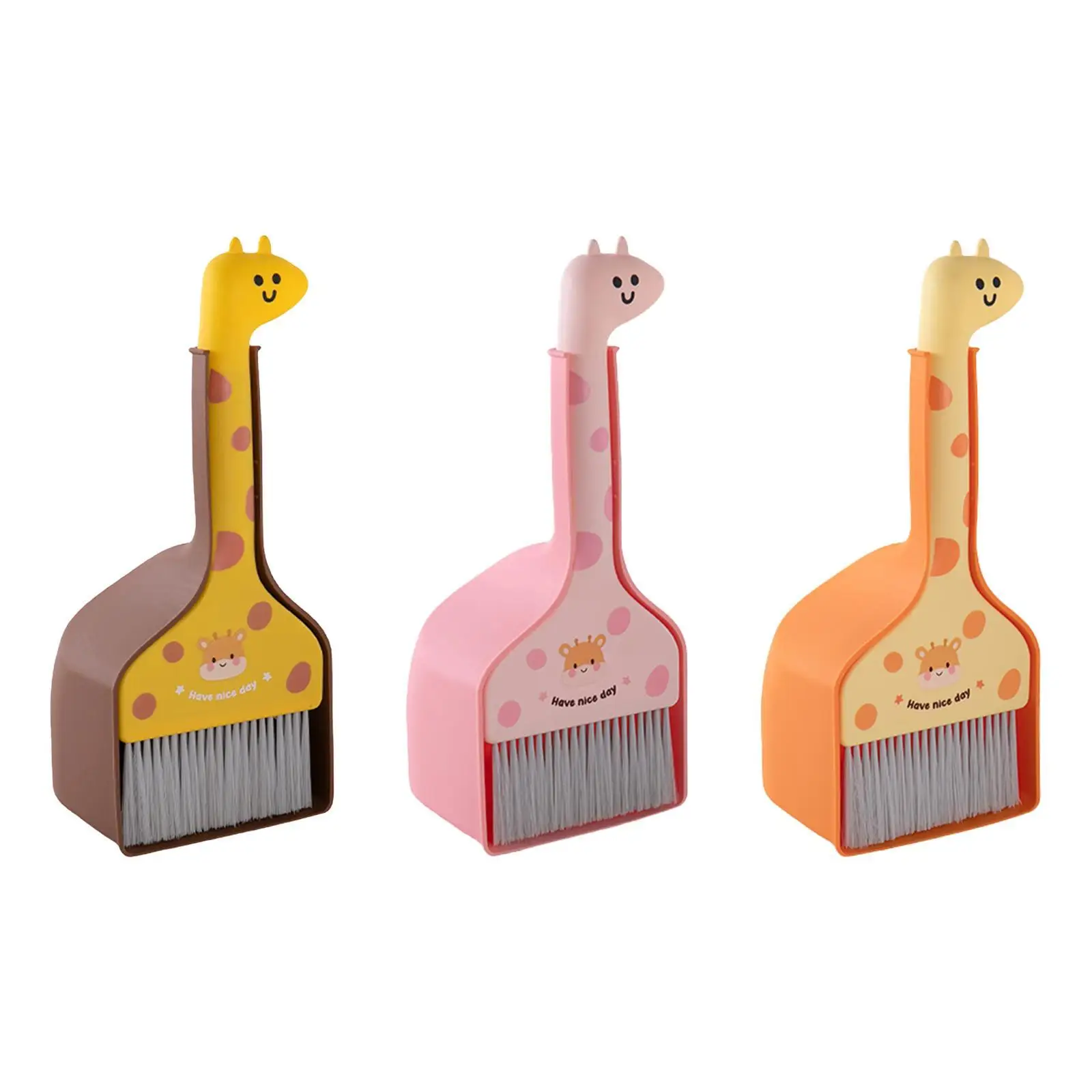Set di paletta per scopa per bambini Cartone animato carino per la pulizia della casa Regali di compleanno Mini scopa Paletta per pulizia Set da gioco per spazzare per ragazzi e ragazze
