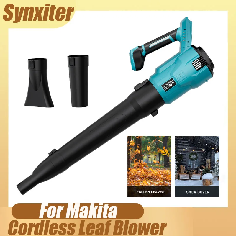 منفاخ أوراق شجر لاسلكي لماكيتا بطارية 18 فولت 3 سرعات منفاخ مدفع قوي للغاية لتنظيف ورق الثلج والغبار أداة كهربائية للنفخ