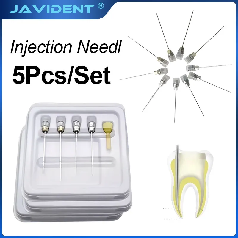 Gutta Percha Pen Tips for Endodontic Treatment Heated Plugger Injection Needle Root Canal Obturation Tool with Ergonomic Design
