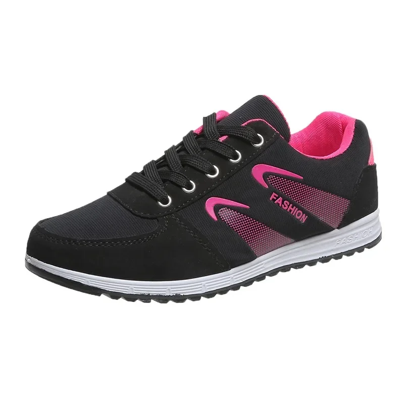 2024 Lente Nieuwe Dames Ademende Mesh Plateauschoenen Mode Veterschoenen Casual Sneakers Outdoor Hardloopschoenen Dames Tenis