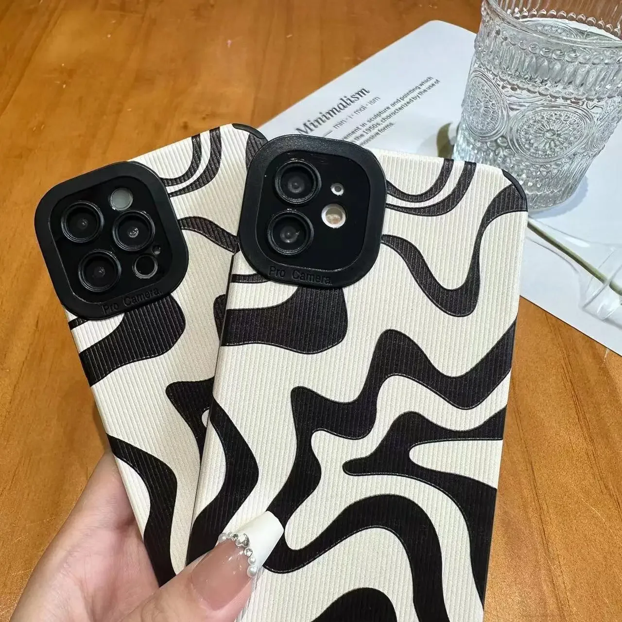 Capa de telefone à prova de choque Zebra, capa para iPhone 11, 12, 13, 14, 15, 16 Pro Max