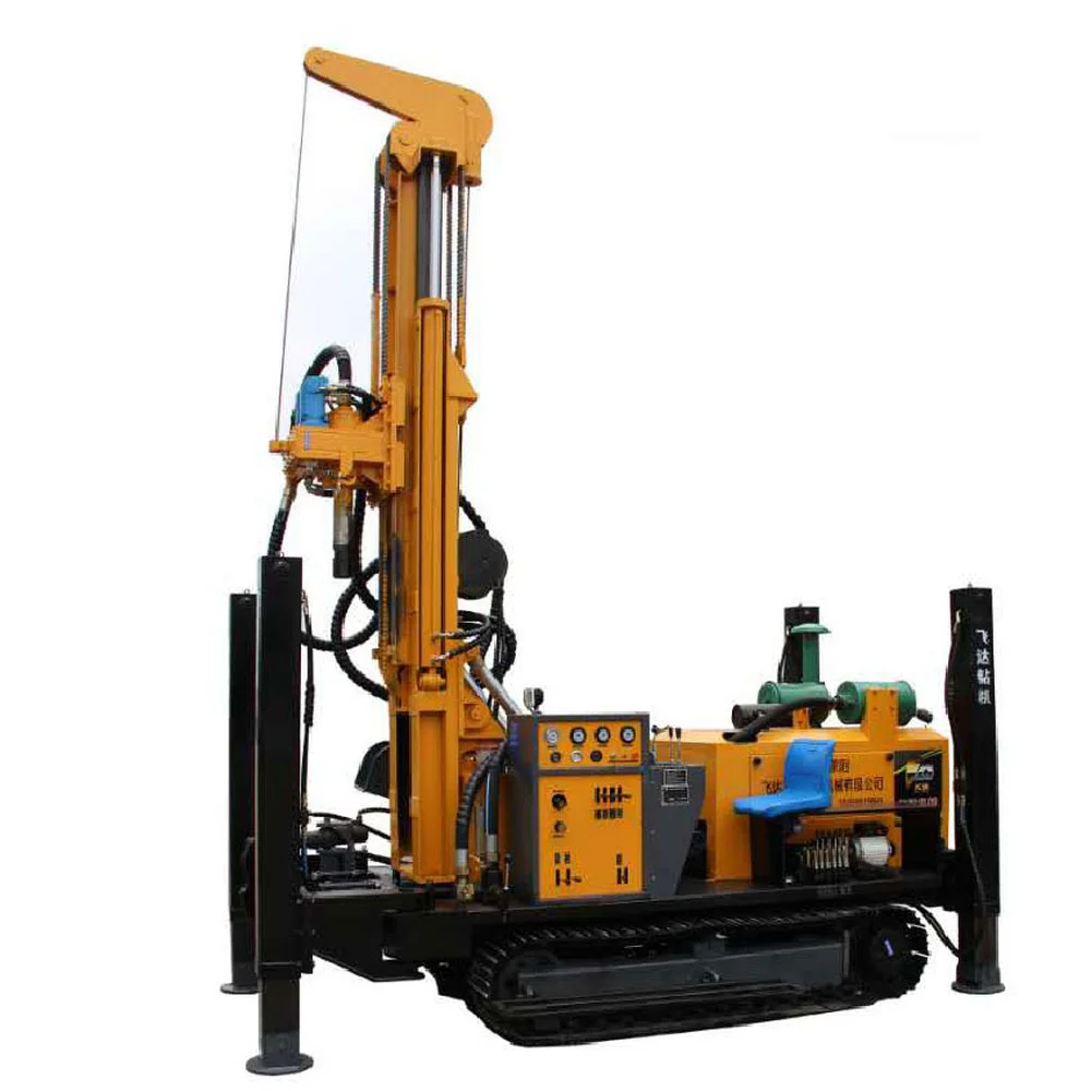 YUGONG Mini Portable Deep Water Well Drilling Rig Rigs 400 Meter Water Well Drilling Machine Price with Rig Lifting Force for 12