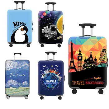 여행 수하물 보호 커버 방진 지퍼 18-32 인치 가방 보호대 커버 트롤리 커버 여행 액세서리에 적합