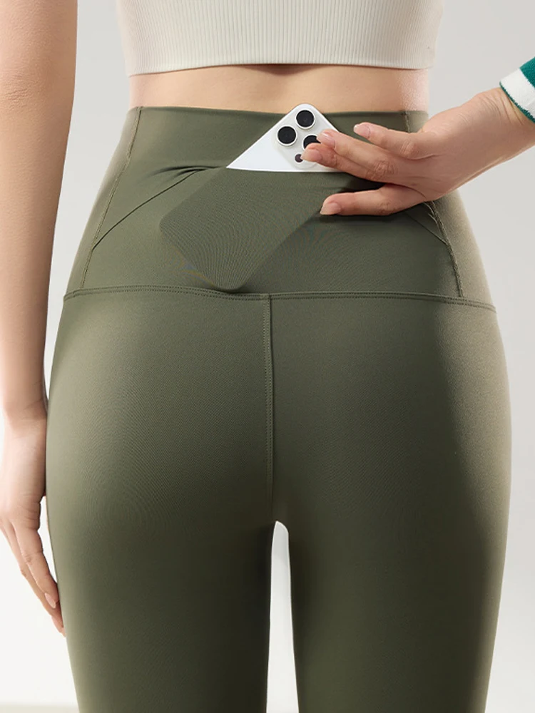 Hohe Taille Dünne Yoga Hosen frauen ark Haut Fitn Hosen Ba ket Sommer Outdoor Tragen Kaffee Farbe Butt Lifting