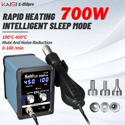 Kaisi K-858Pro 700W Soldering Station 5mm Nozzle for Hot Air Gun Phone Repair Heat Gun BGA SMD Solder Tools Welding Station