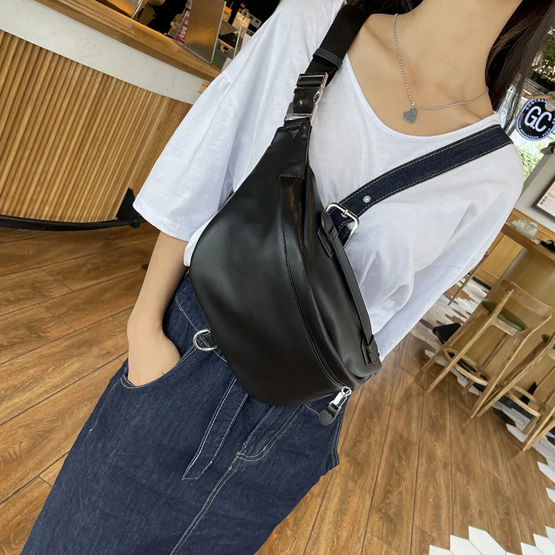 versatile-women's-crossbody-chest-bag-summer-trend-soft-leather-casual-slanting-dumpling-bag-small-size-fashion-accessory