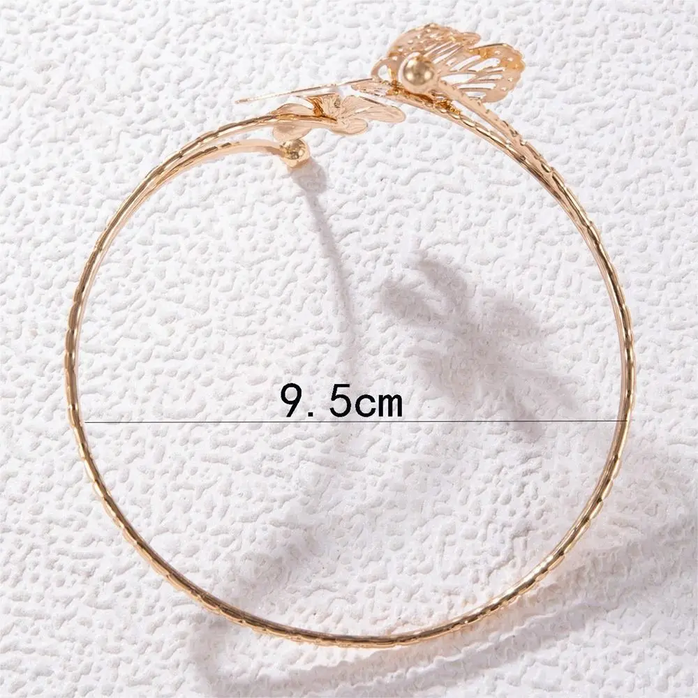 سلسلة ذراع فراشة معدنية للنساء ، سوار شرابة قابل للتعديل ، مجوهرات الموضة ، إكسسوارات عتيقة ، جديدة