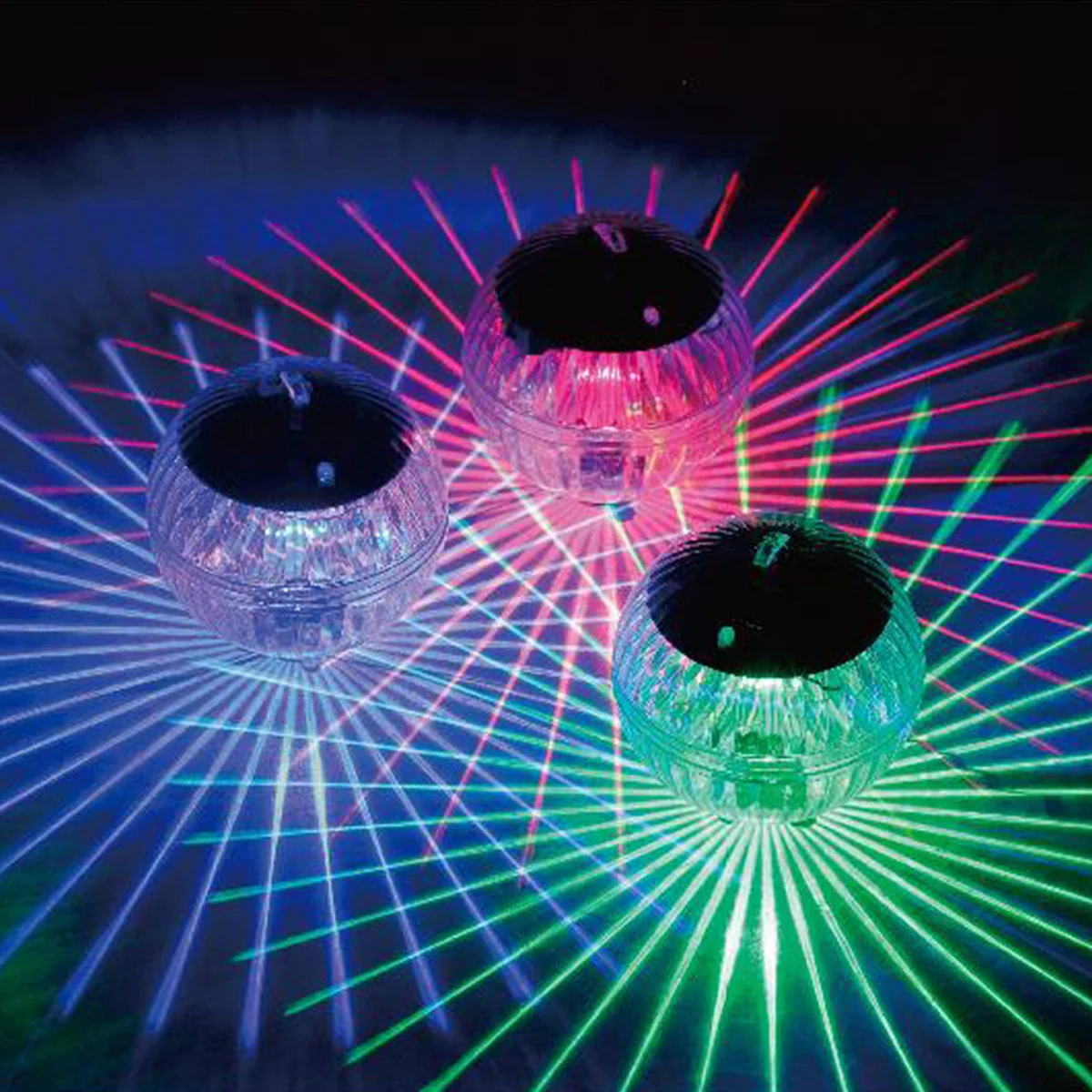 

Led Solar Floating Lamp Swimming Pool Ball Solar Panel Powered Pond Drift Waterproof Glow Show Disco Color Changing Light