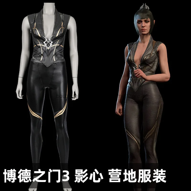 

Хэллоуин Косплей Baldur's Gate 3, костюм для косплея, теневое сердце, наряд для лагеря, игра в одном стиле, полный комплект для косплея, игровой костюм