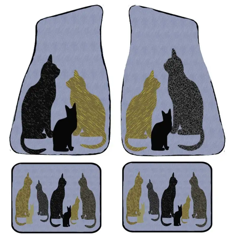 

Cats Car Mats and coasters from my original design